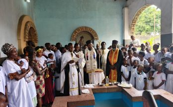 Holy baptism in Metropolis of kananga
