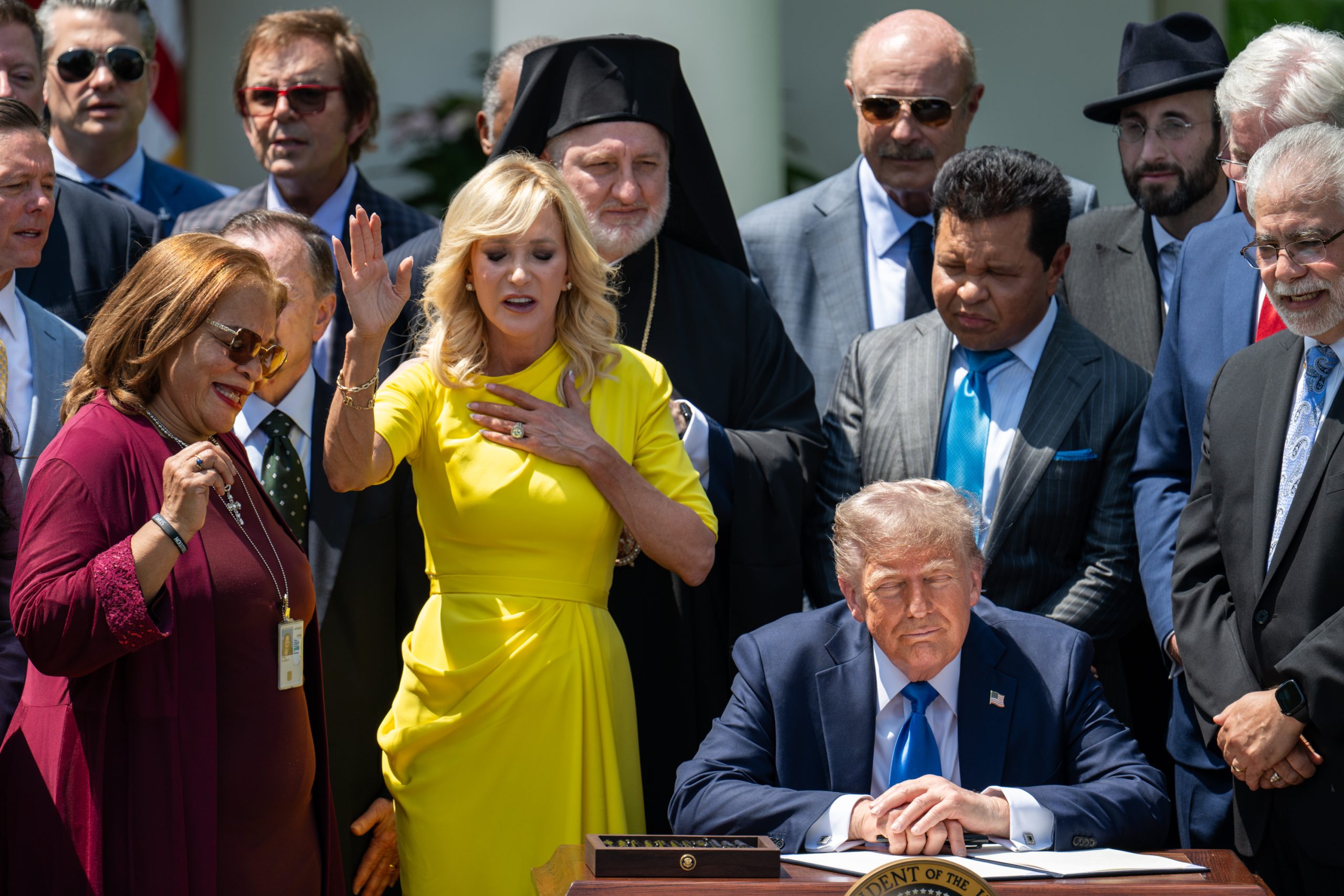 Elpidophoros America Prayer Trump