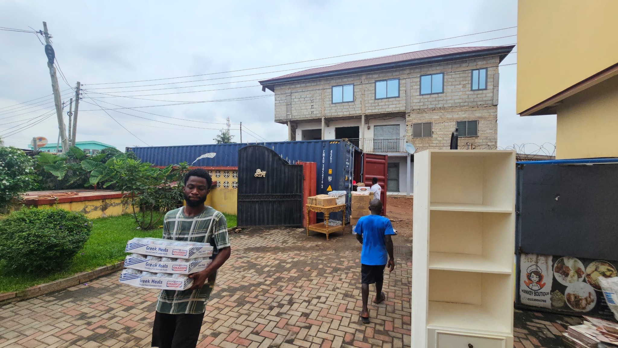 Humanitarian Aid Greek African Brothers