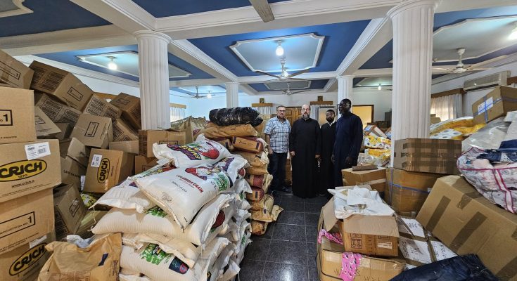 Humanitarian Aid Greek African Brothers